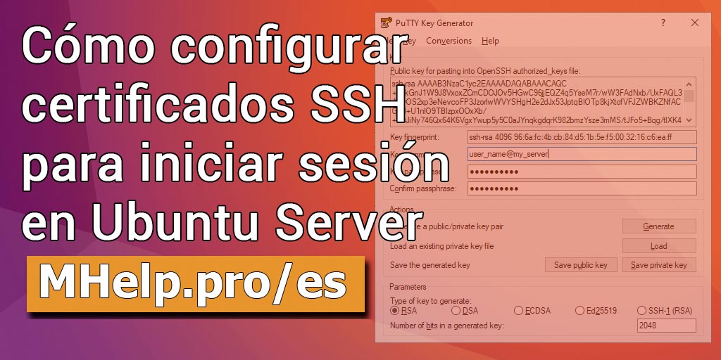 Cómo configurar certificados SSH para iniciar sesión en Ubuntu