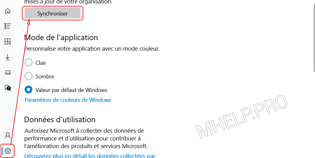 Application de la politique Microsoft Intune sur un appareil Windows à l'aide du portail d'entreprise