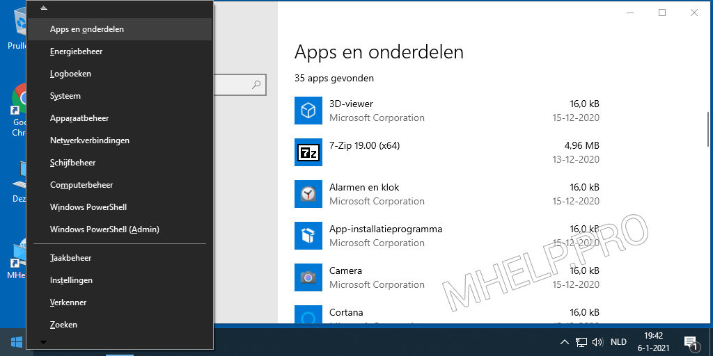 Hoe de lijst met geïnstalleerde programma's in Windows te openen
