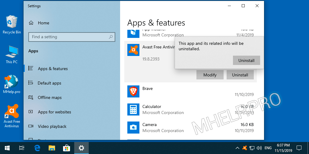 How to Remove Avast antivirus (Standard or Complete) » MHELP.PRO