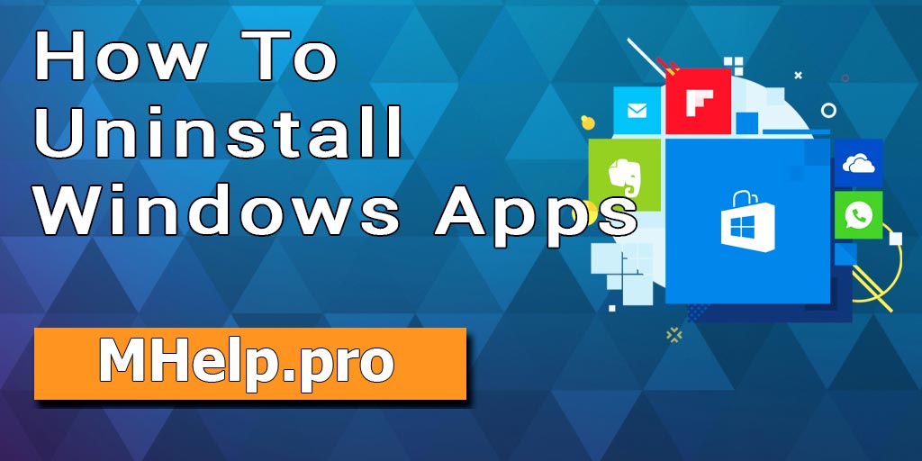 uninstall windows 10 apps powershell
